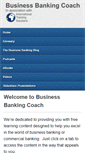 Mobile Screenshot of businessbankingcoach.com